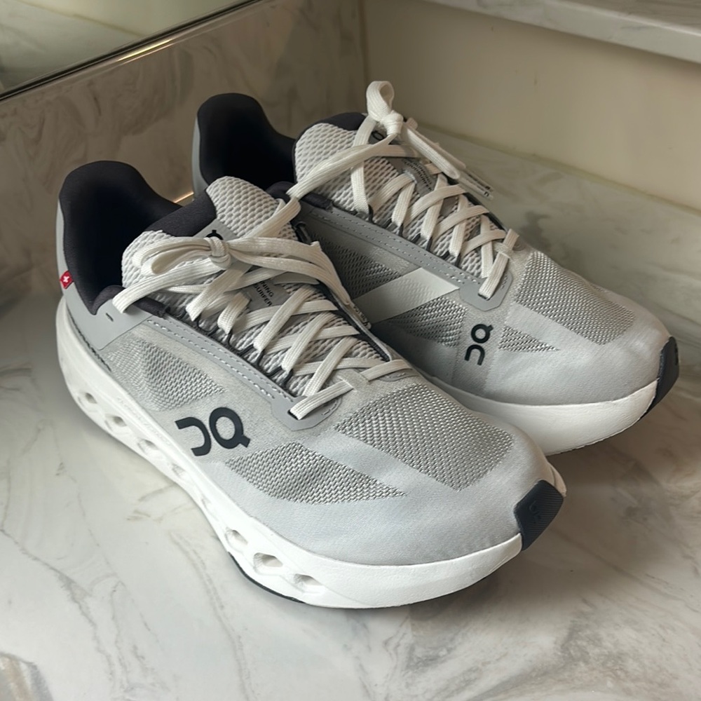 On Running Women's Sneakers in Gray and White